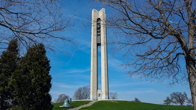 Monument to war victims, located in Perry County